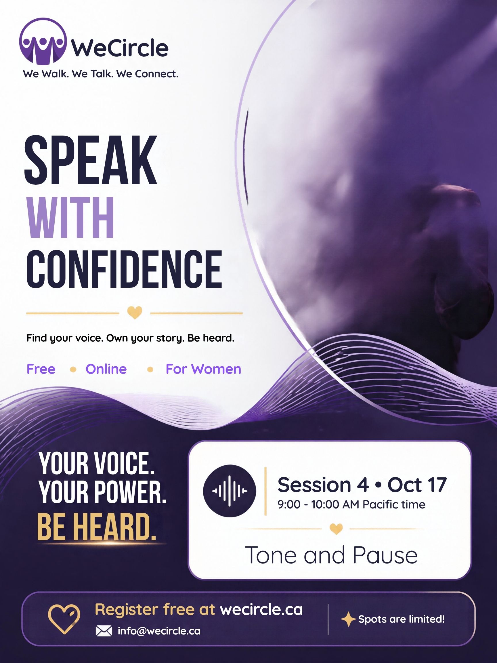 Speak Circle- Session 4 - Tone & Pause